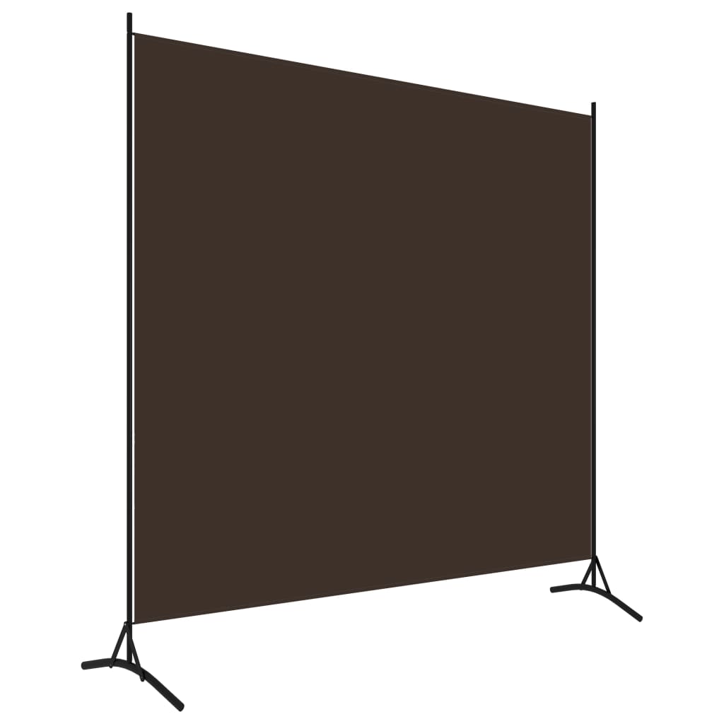 Einzel Panel Raumteiler Beige 175 x 180 cm Stoff