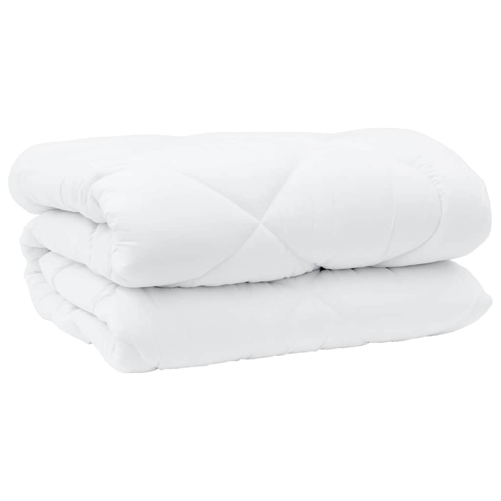 Winterbettdecke Weiß 200 x 135 x 5 cm Polyester