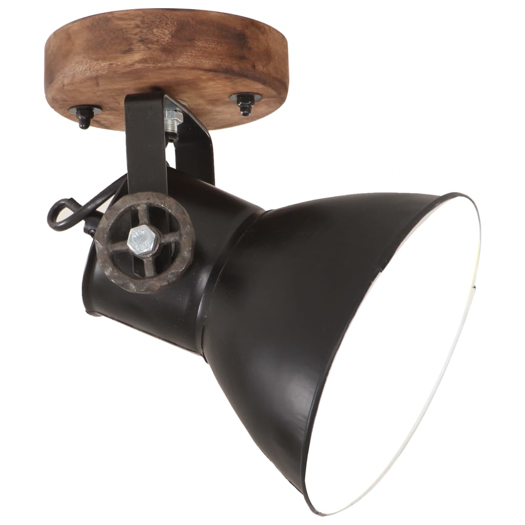 Wandlampe Industriestil Silbern 45x25 cm E27
