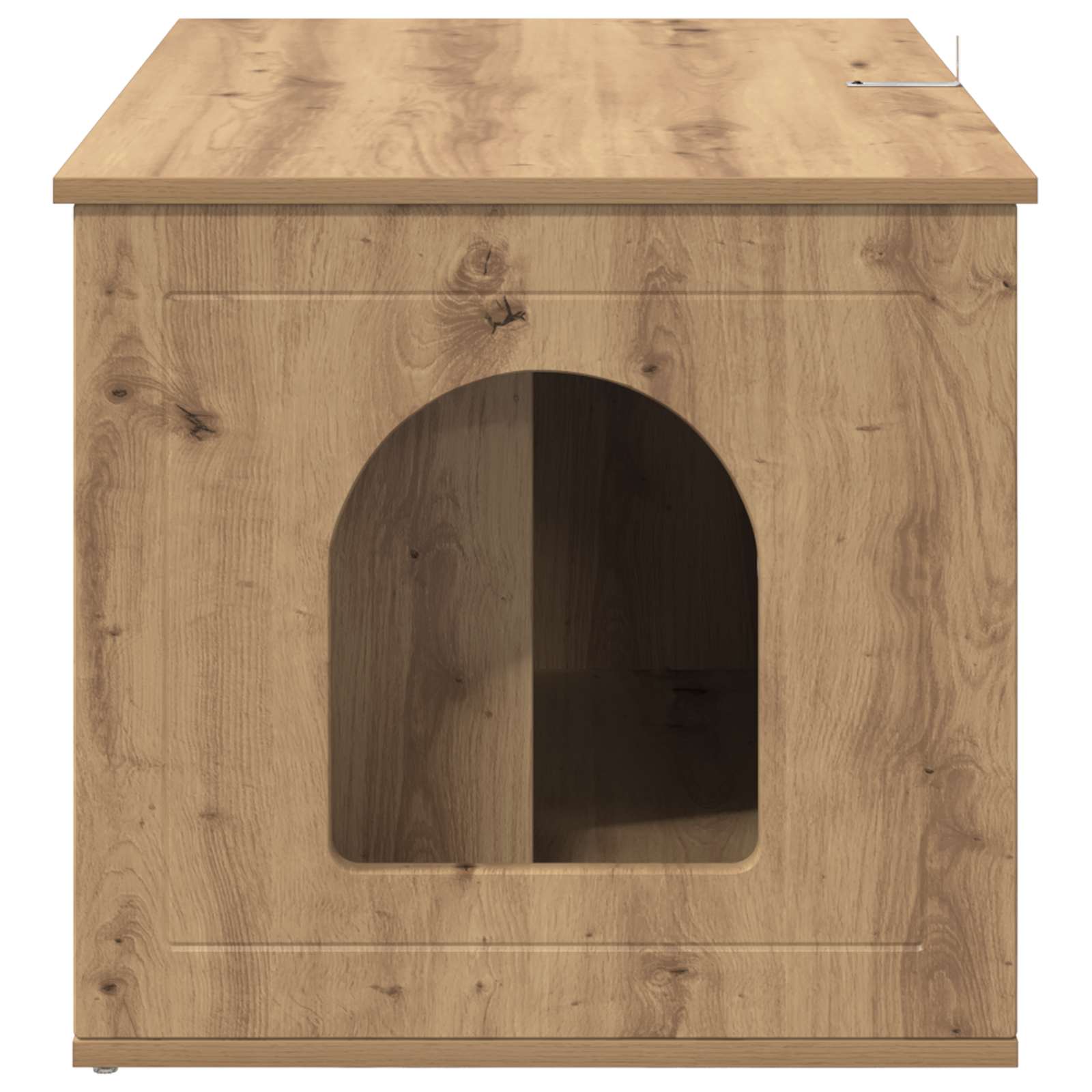 Katzenhaus Weiß 85 x 55 x 50,5 cm Holzwerkstoff