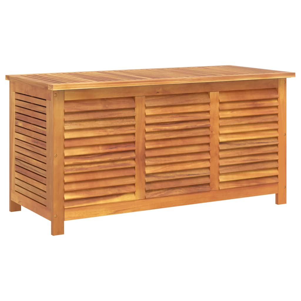 Gartenbox mit Lüftungsschlitzen 60x50x56 cm Massivholz Akazie