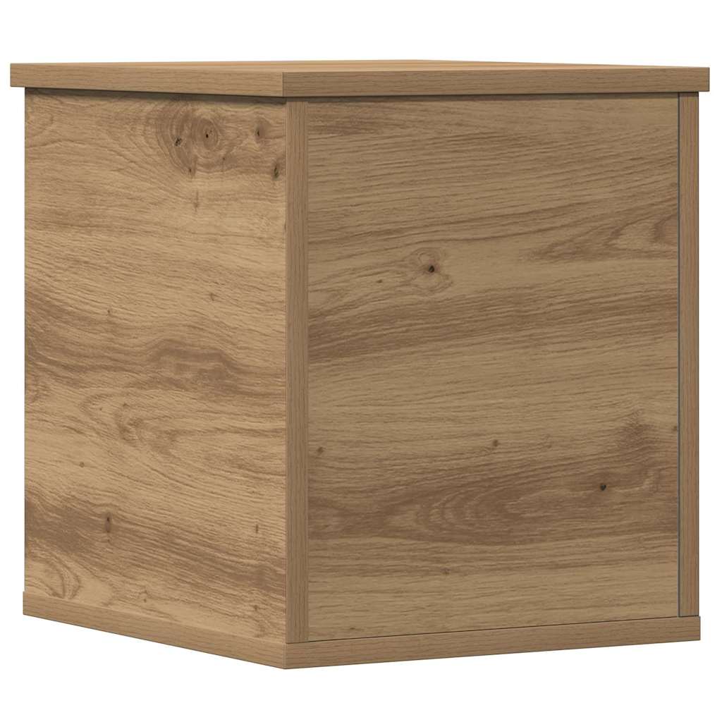 Aufbewahrungstruhe Weiß 84x42x46 cm Holzwerkstoff