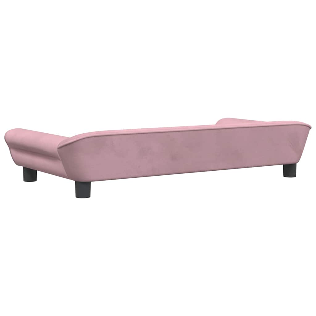 Hundebett Blau 100x50x21 cm Samt
