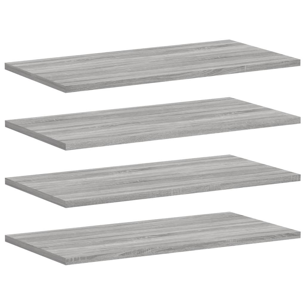Bücherregal-Bretter 4 Stk. Weiß 40x10x1,5 cm Holzwerkstoff