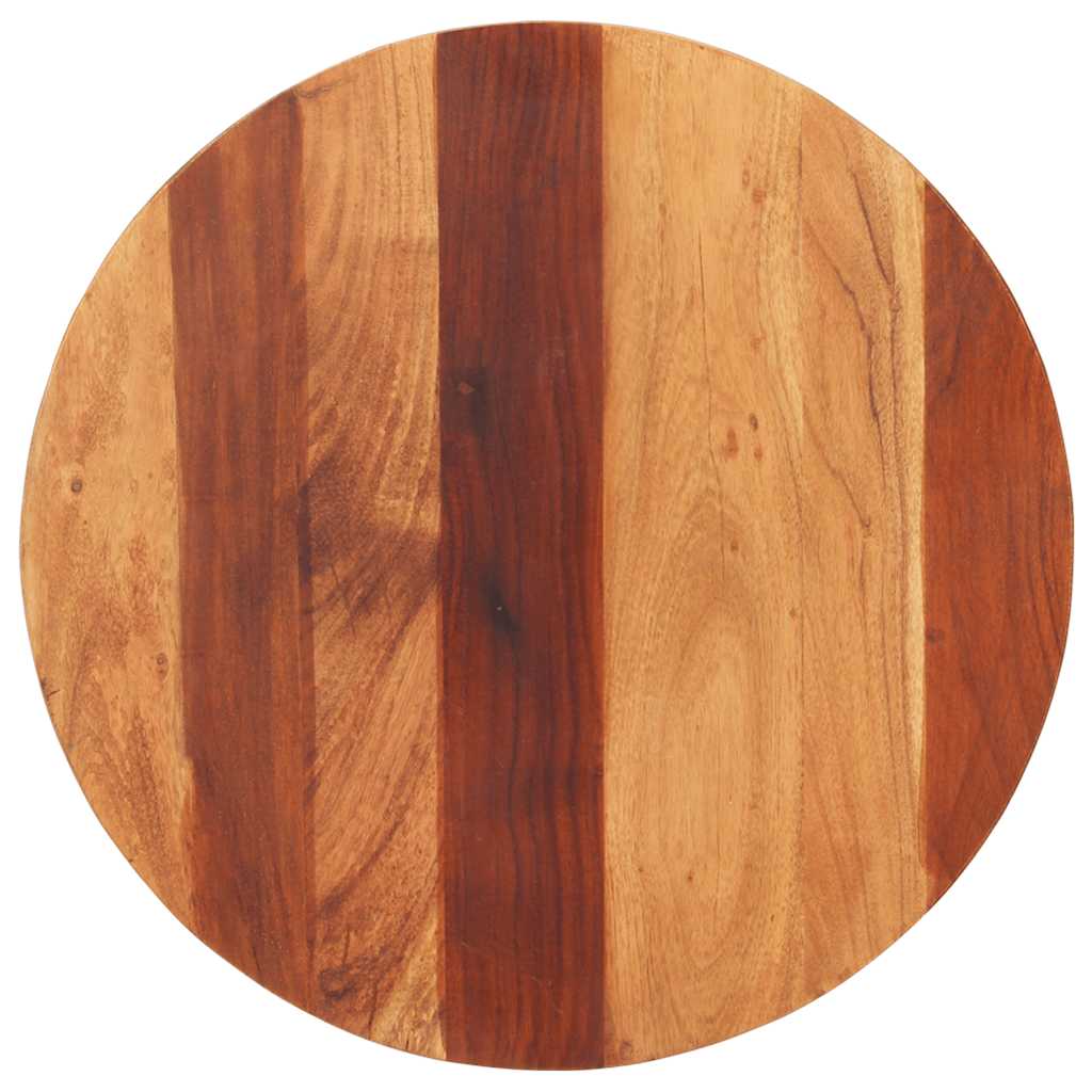 Tischplatte Massivholz Akazie Rund 15-16 mm 40 cm