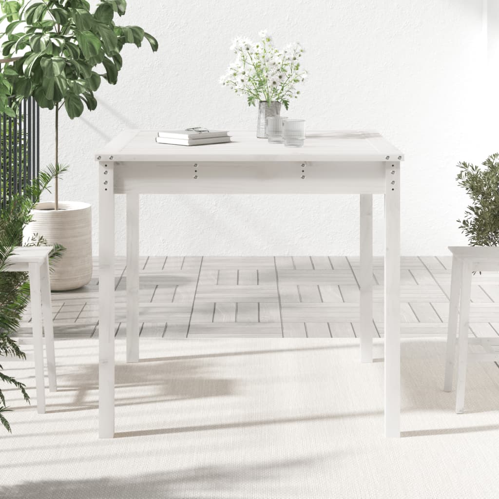 Gartentisch 82,5x82,5x76 cm Massivholz Kiefer
