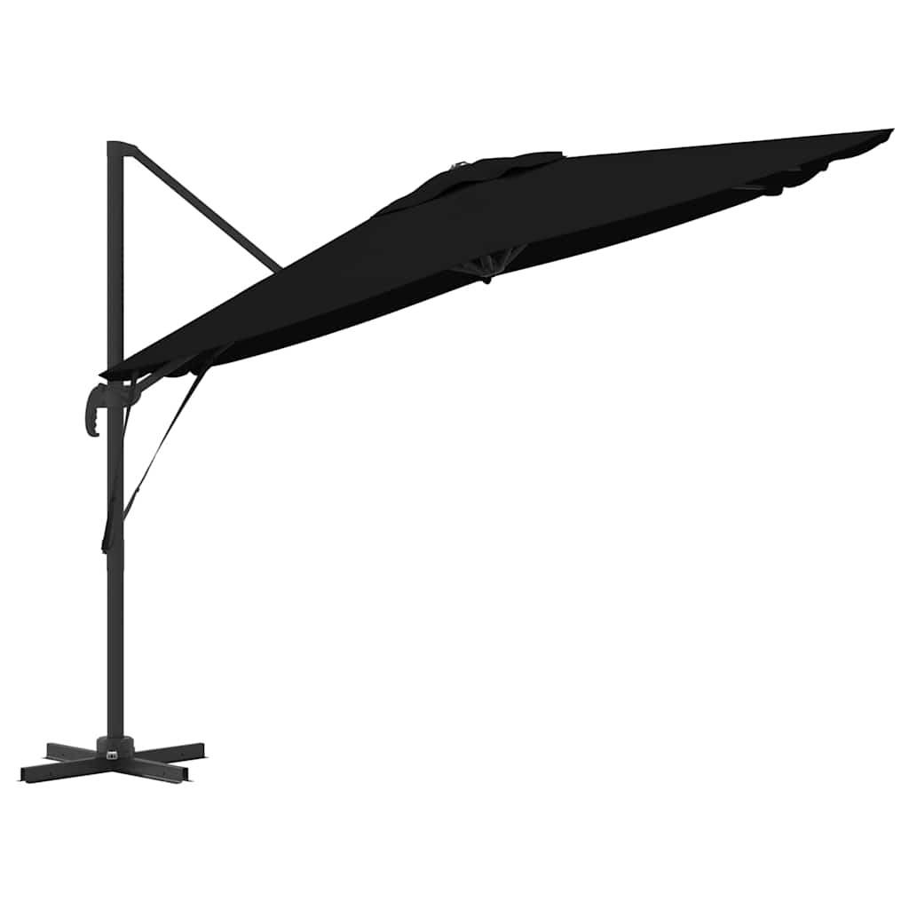 Roma Parasol Beige 286 x 284 x 265 cm Aluminium und Polyester