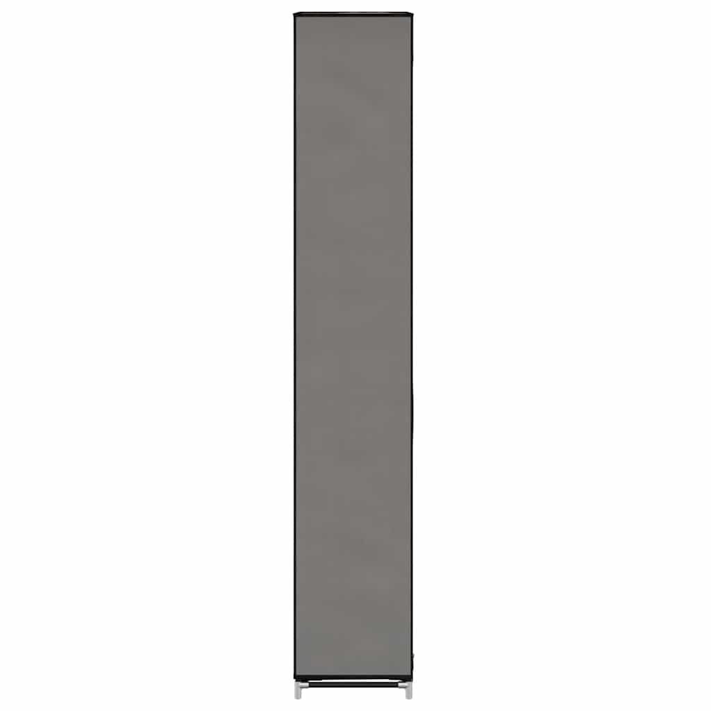 Schuhschrank mit Abdeckung Cremeweiß 57 x 29 x 162 cm Stoff