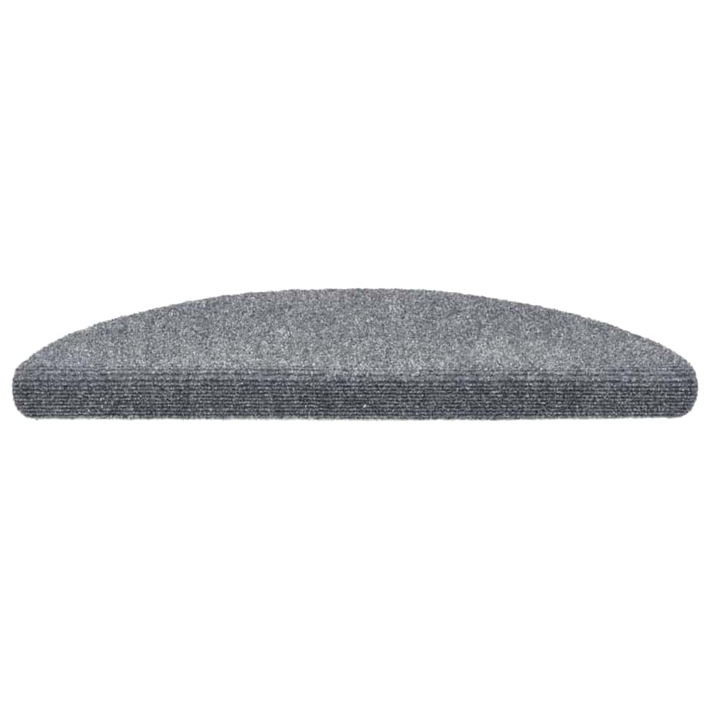Stufenmatten Selbstklebend 15 Stk. 56x17x3 cm Hellbraun Halbrund