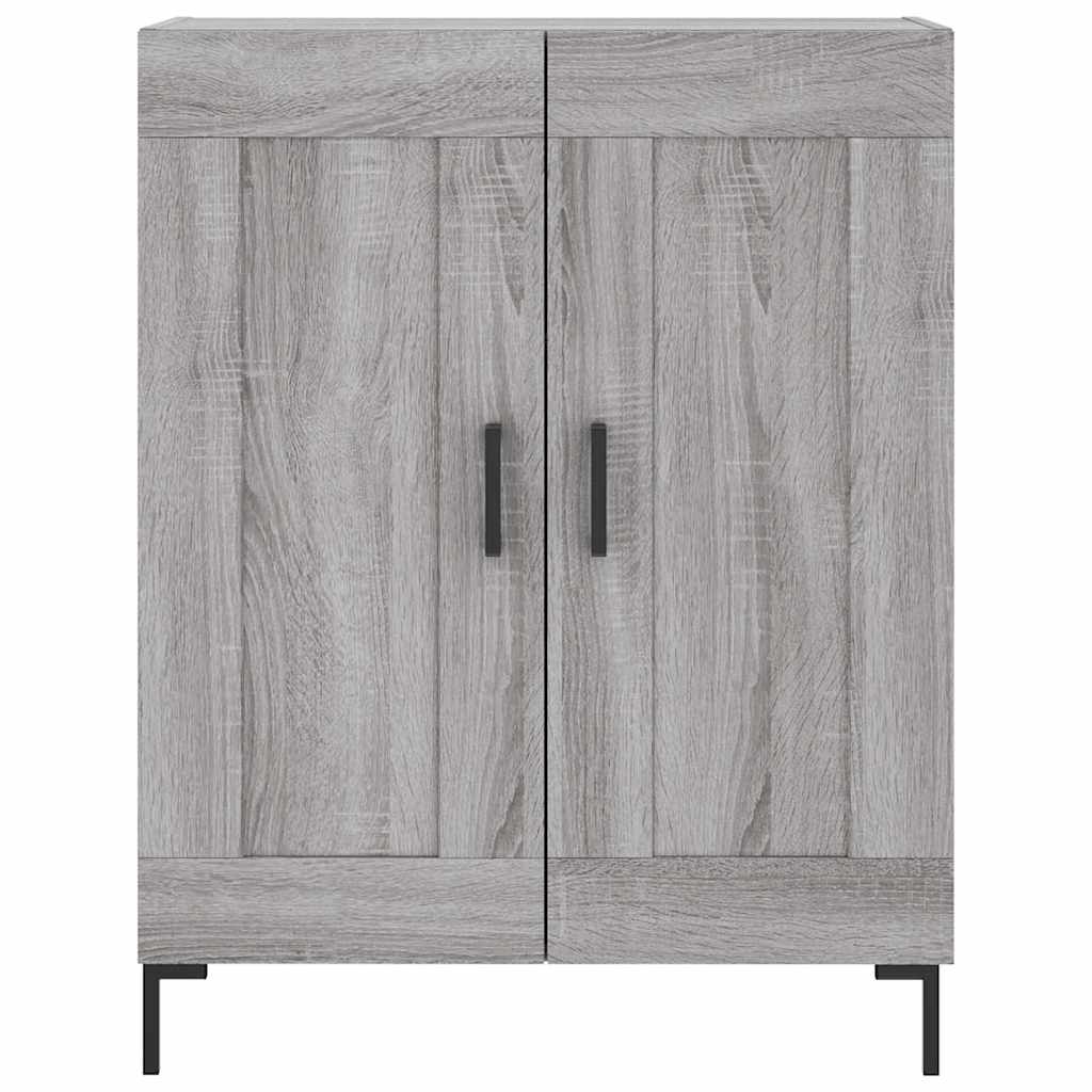 Highboard Hochglanz-Weiß 69,5x34x180 cm Holzwerkstoff