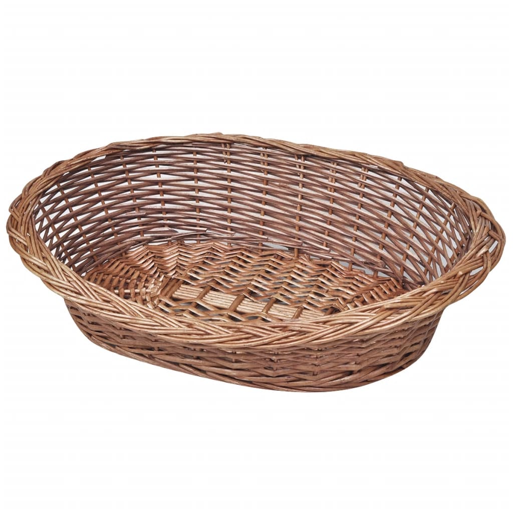 Hundebett aus Weide Natur 90 cm