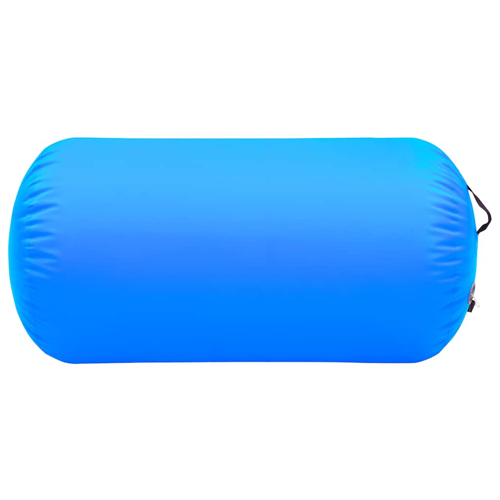 Aufblasbare Gymnastik-Rolle mit Pumpe 100x60 cm PVC Rosa