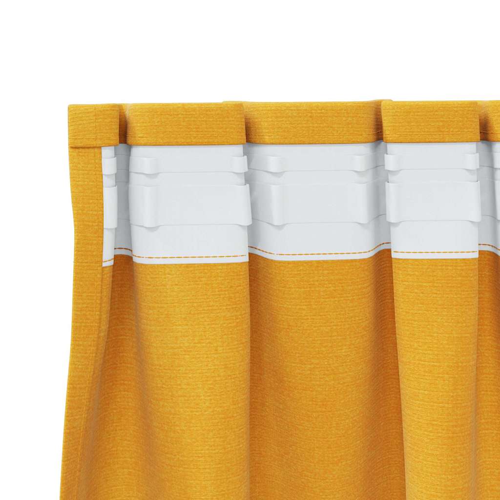 Verdunkelungsvorhänge 2 pcs Schwarz 140 x 140 cm Samt