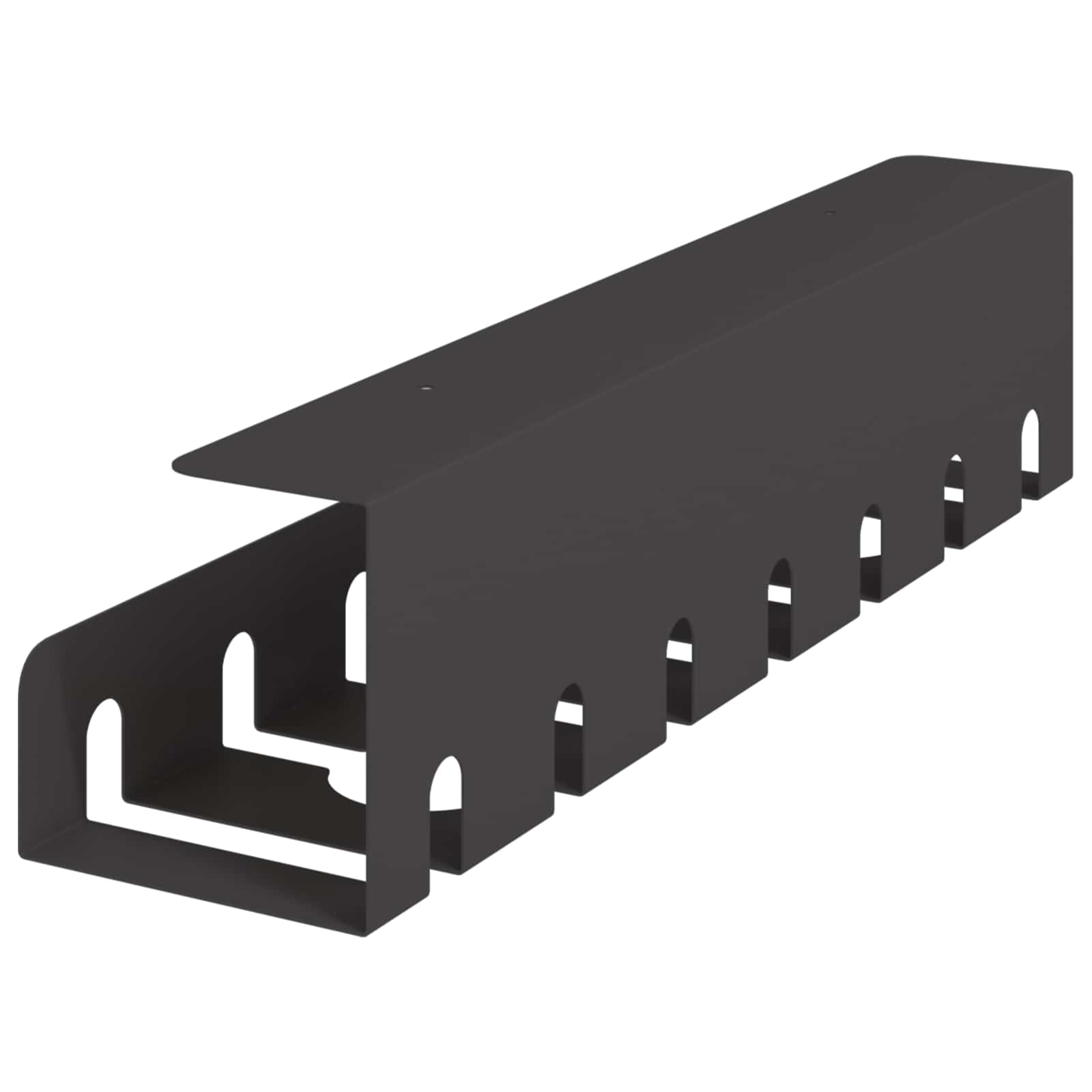Unter dem Schreibtisch Kabelmanagement Tray 2 Stk. Anthrazit