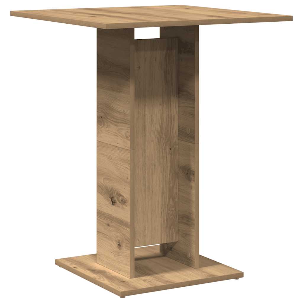 Bistrotisch Weiß 60x60x75 cm Holzwerkstoff