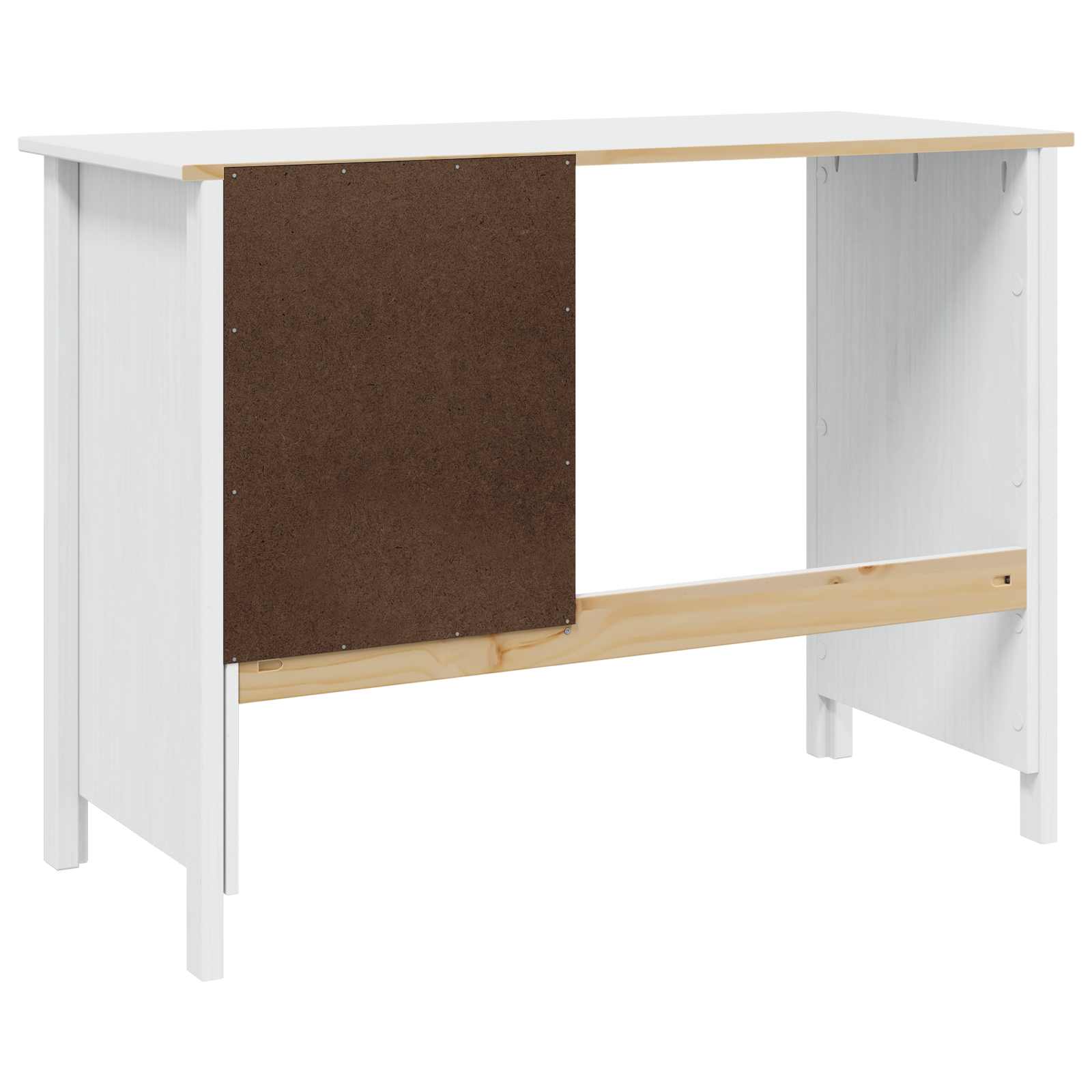 Schreibtisch mit Schubladen HILL Honigbraun 100 x 45 x 74 cm