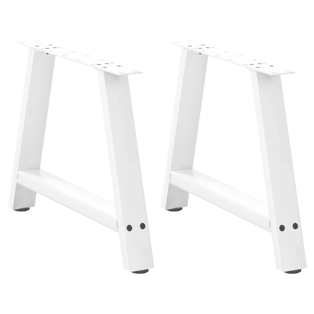 Couchtischbeine A-Form 2 Stk. 30x(30-31) cm Stahl