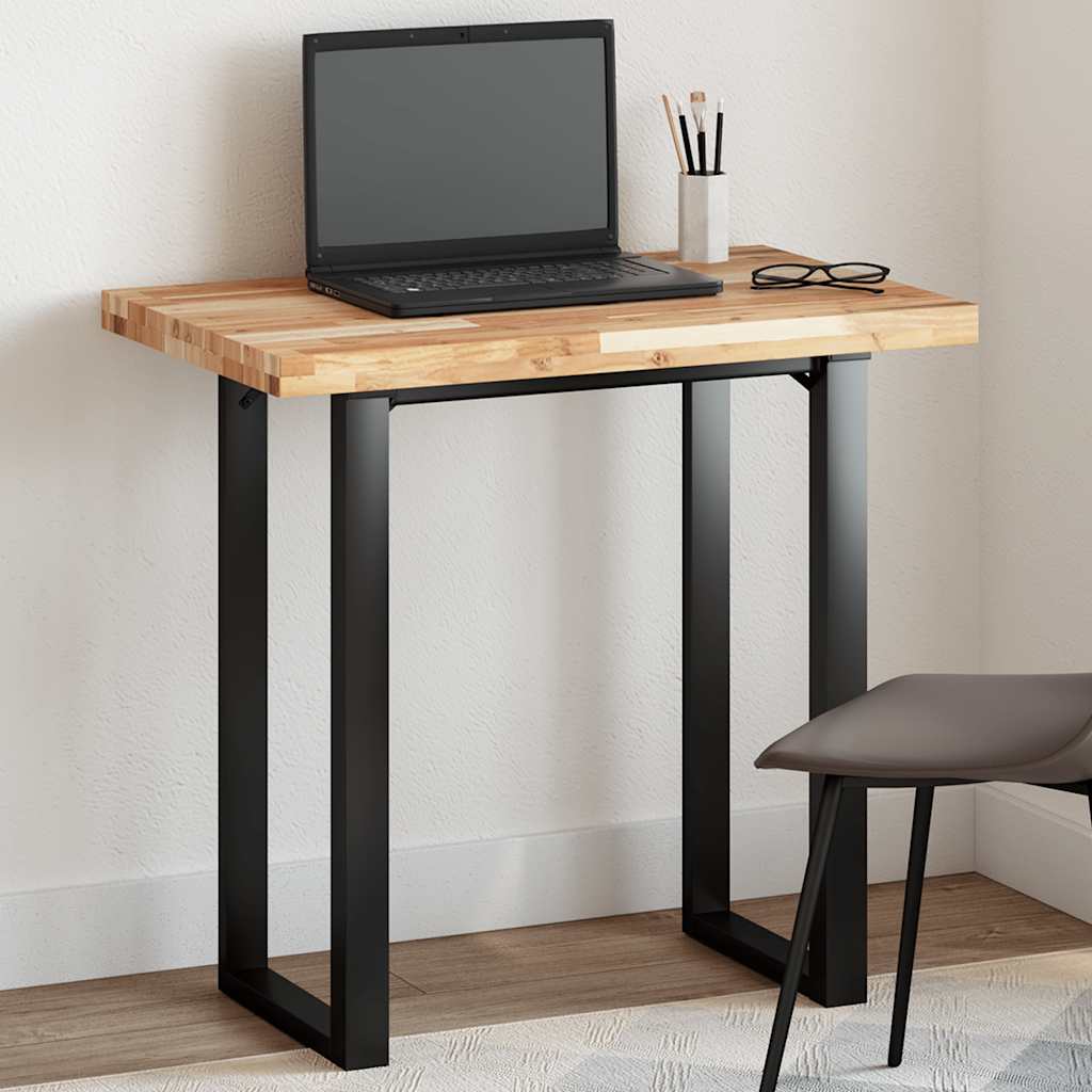 Tischplatte Rechteckig 60x50x2 cm Massivholz Akazie