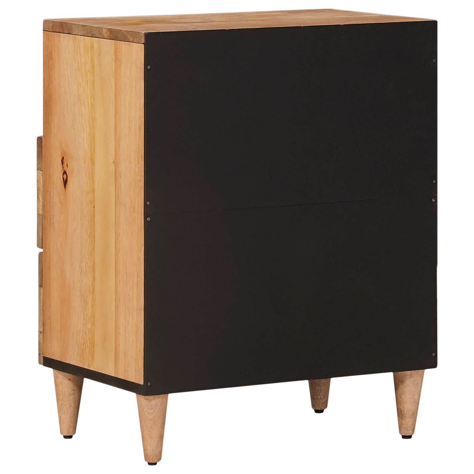Nachttisch Braun 50 x 33 x 62 cm Massivholz Mango
