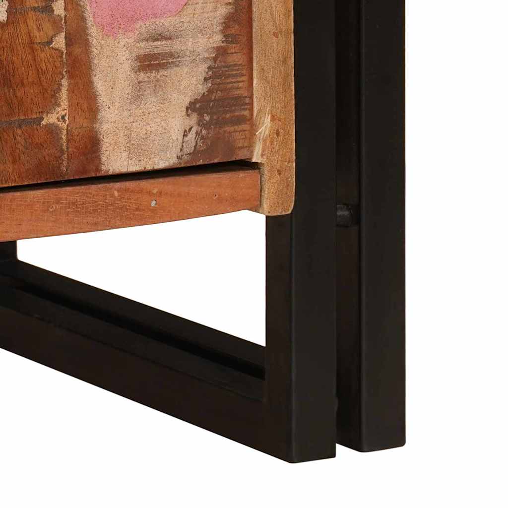 Nachttisch Braun 66 x 35 x 76 cm Massives, grobes Mangoholz