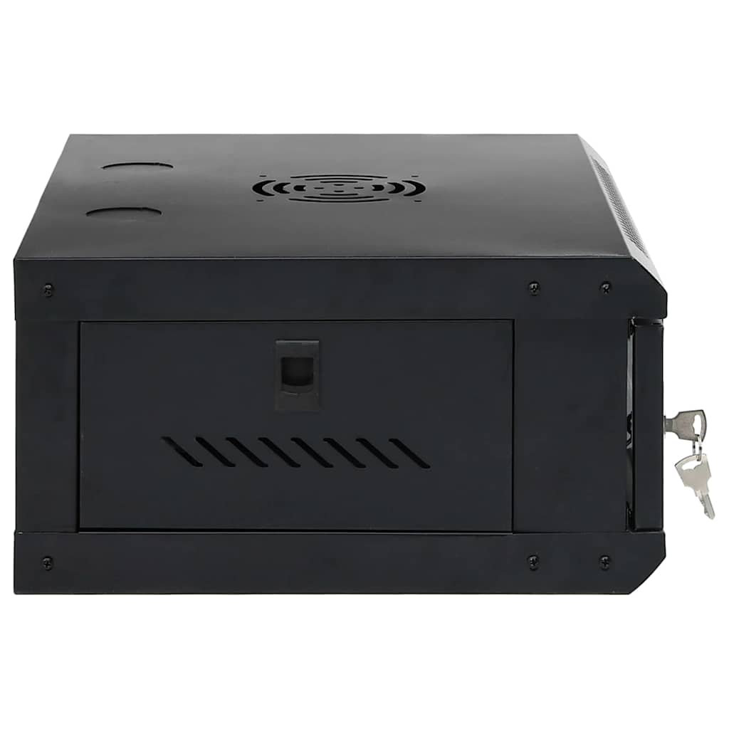Netzwerkschrank mit Speicher Grau 60 x 45 x 28 cm Stahl