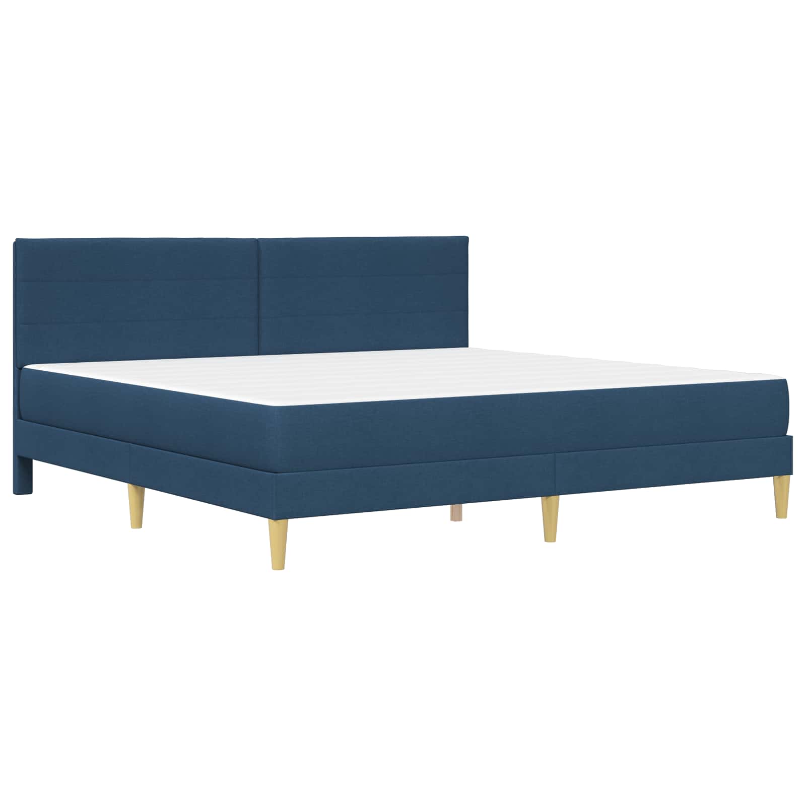 Bettrahmen Hellgrau 80 x 200 cm Polyester