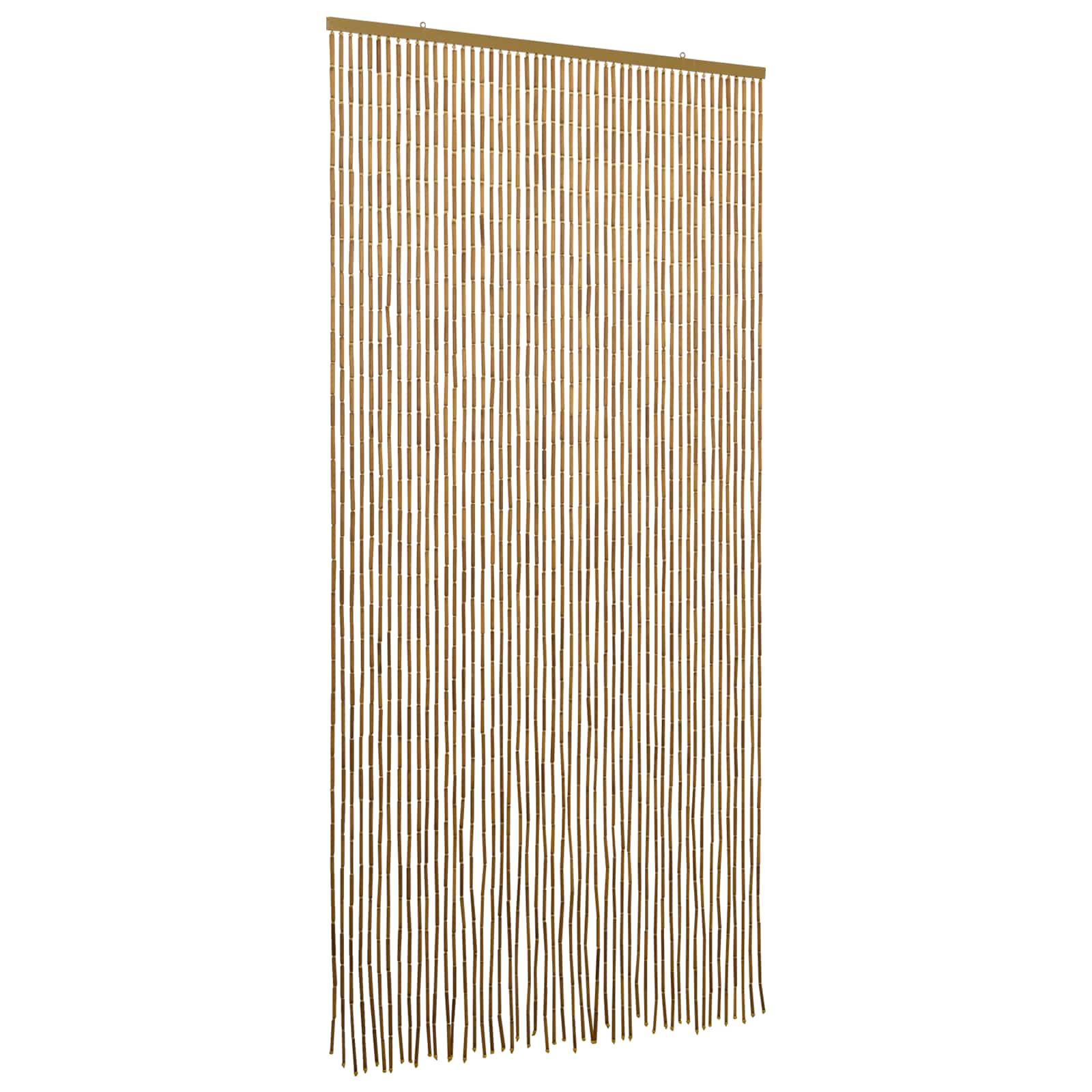 Insektentürvorhang Mehrfarbig 90 x 200 cm Bambus