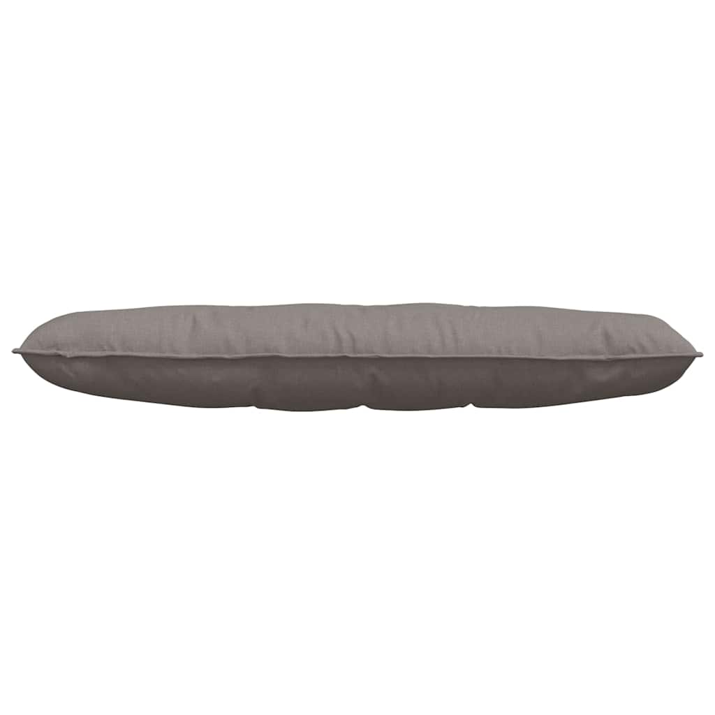 Rückenkissen Hellgrau 50 x 19 x 45 cm Stoff