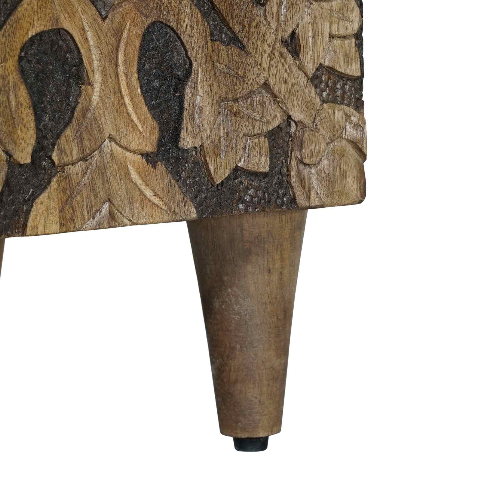 Bettkasten Braun 50 x 33 x 60 cm Massivholz Mango