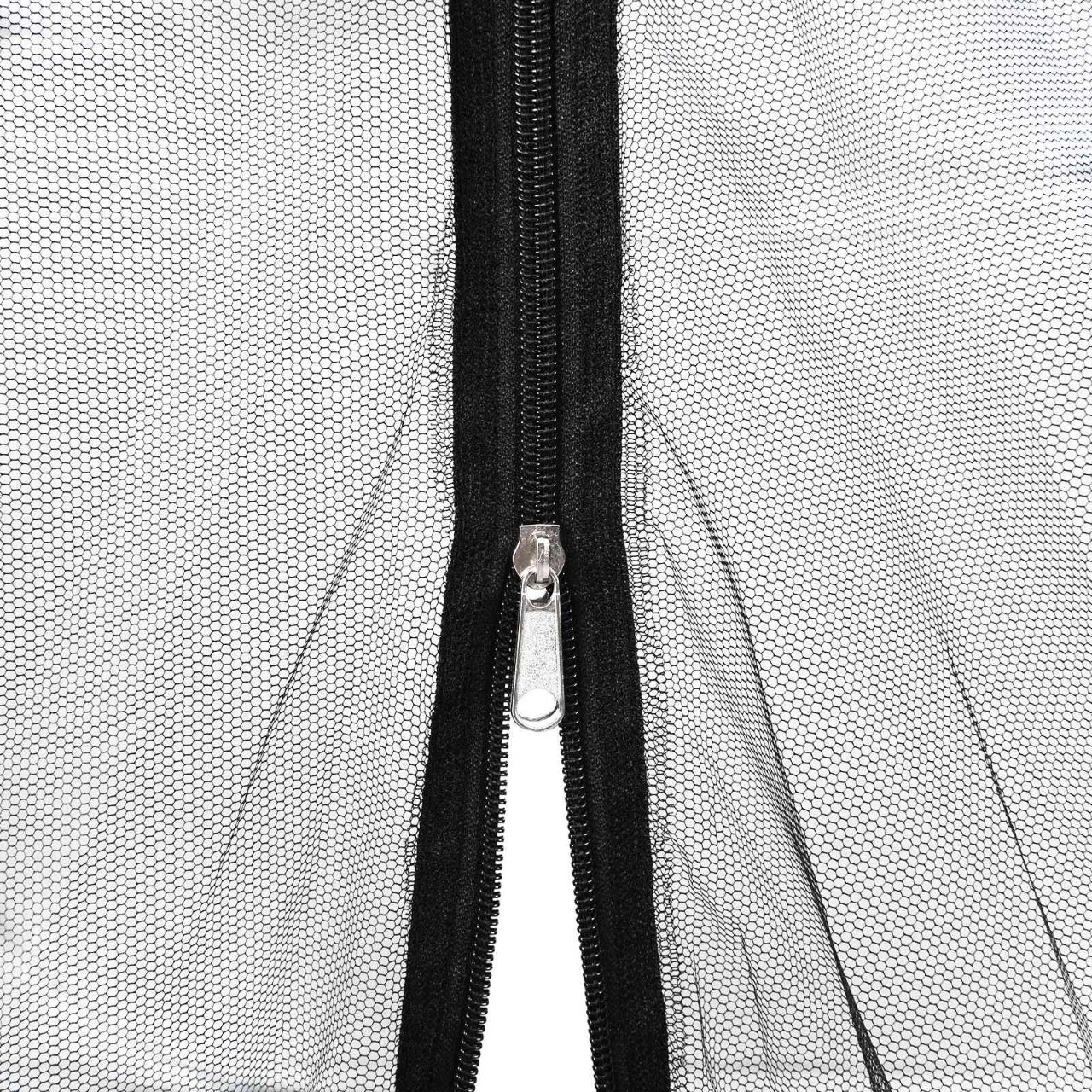 Moskitonetz für den Außenbereich, 220 Maschen, Schwarz, 300 x 300 x 250 cm
