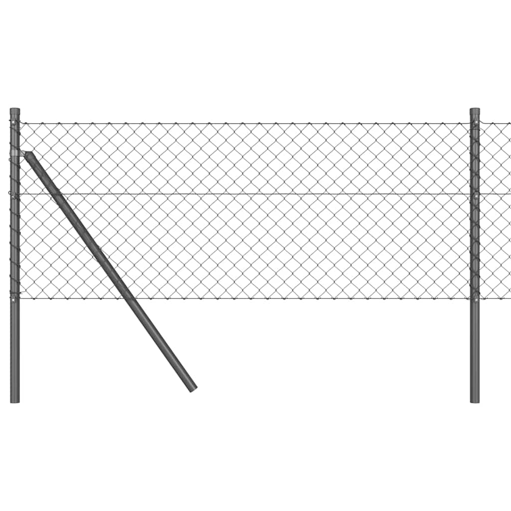 Outdoor Kettenglied-Zaun Erdfixierung 10 x 0,4 m Grün Netz