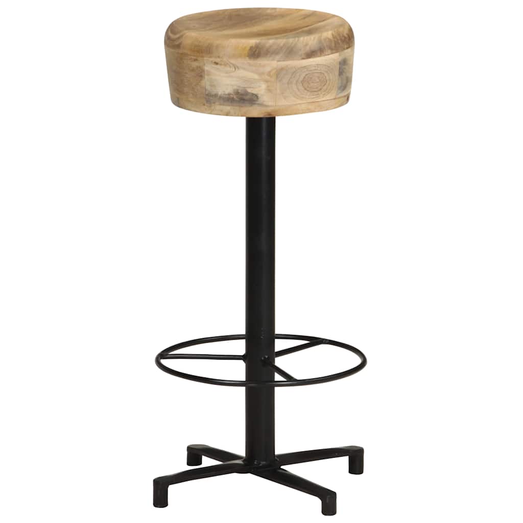 Barhocker 2 Stk. 52 cm Mango Massivholz