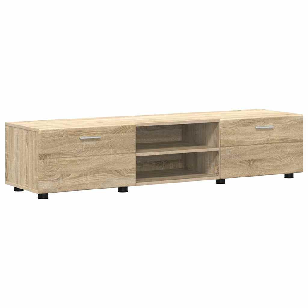 Highboard mit Regal FLORIN Weiß 60 x 35 x 182 cm Holzwerkstoff