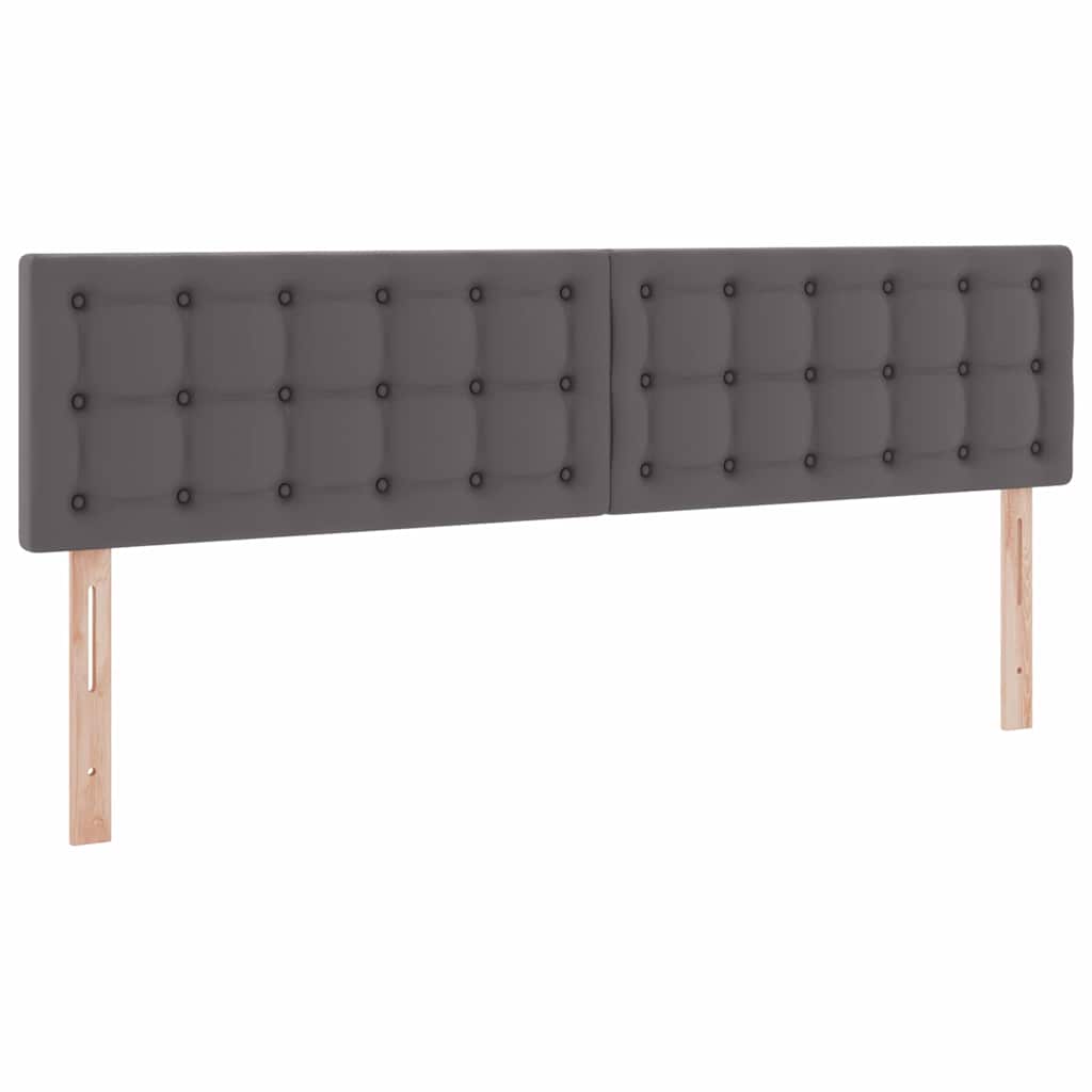 Aufbewahrungsbett mit Kopfteil Schwarz 180 x 200 cm Kunstleder