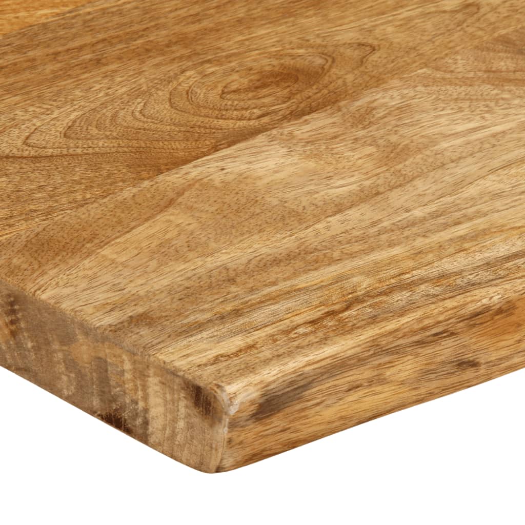 Tischplatte 40x40x2,5 cm Rechteckig Massivholz Akazie Baumkante