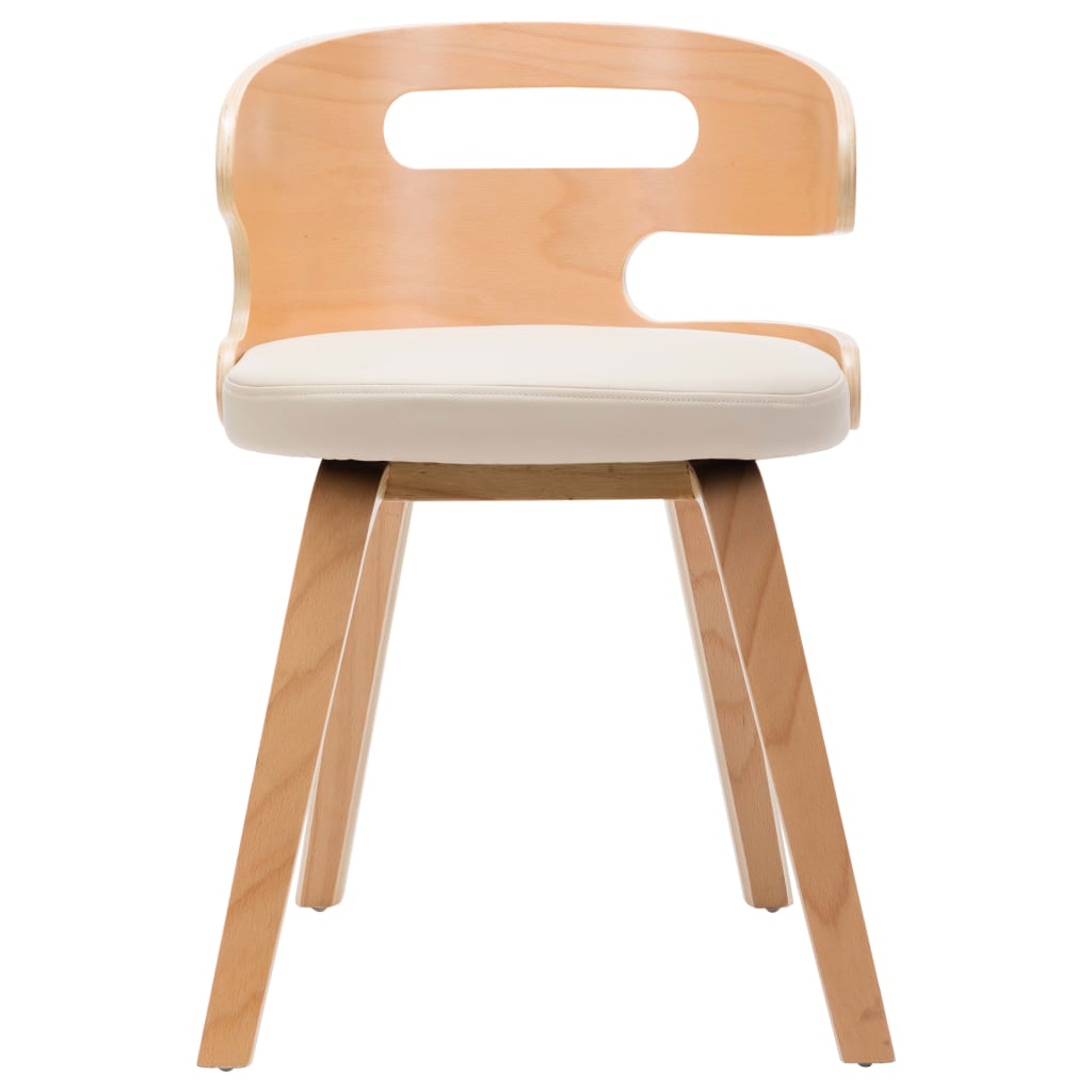 Esszimmerstühle 4 Stk. Braun Bugholz und Kunstleder