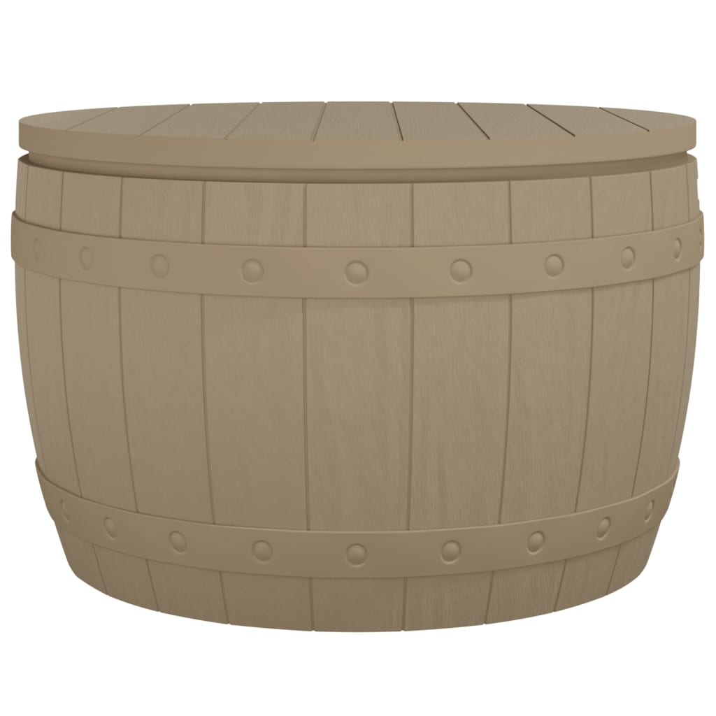 3-in-1 Gartenbox Schwarz Polypropylen