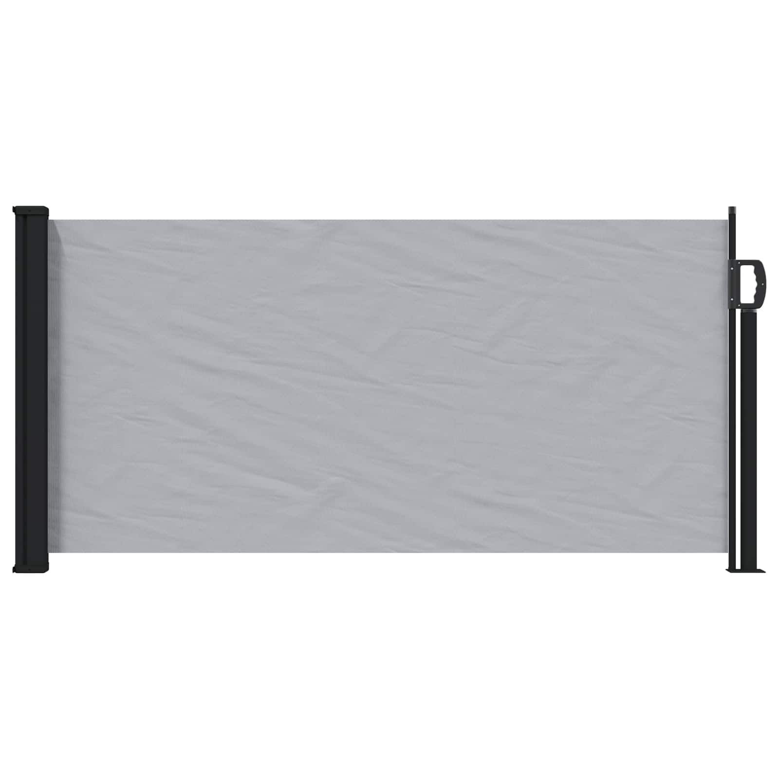 Seitenmarkise Ausziehbar Schwarz 100x300 cm