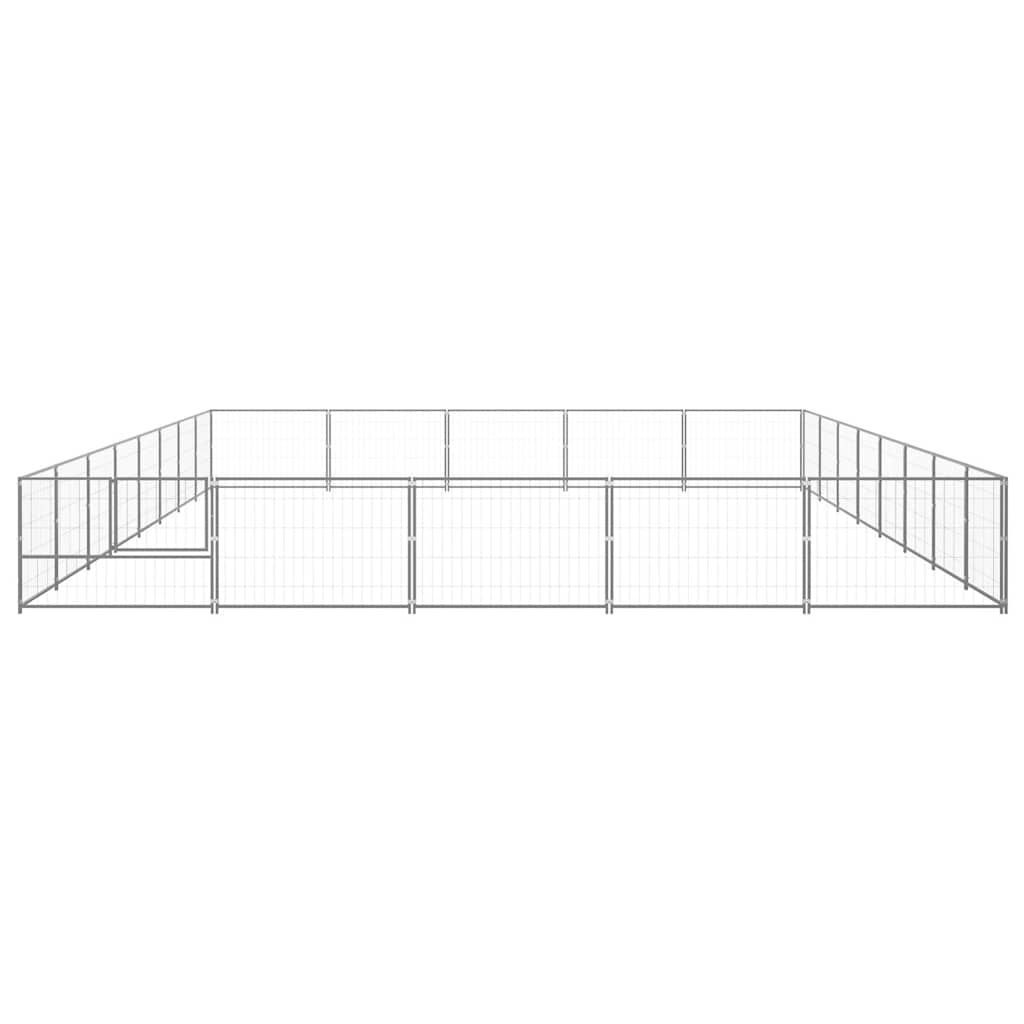 Hundezwinger Schwarz 4 m² Stahl