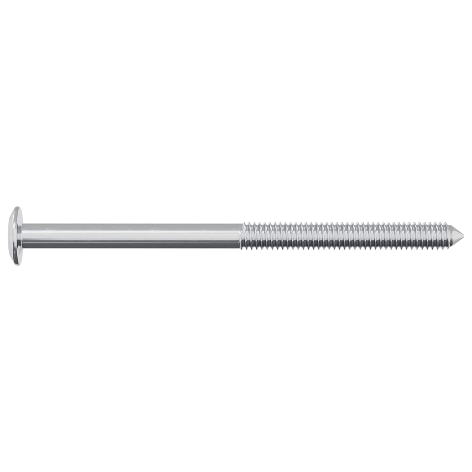 Schraube 2 pcs Silber M6 x 50 mm Stahl