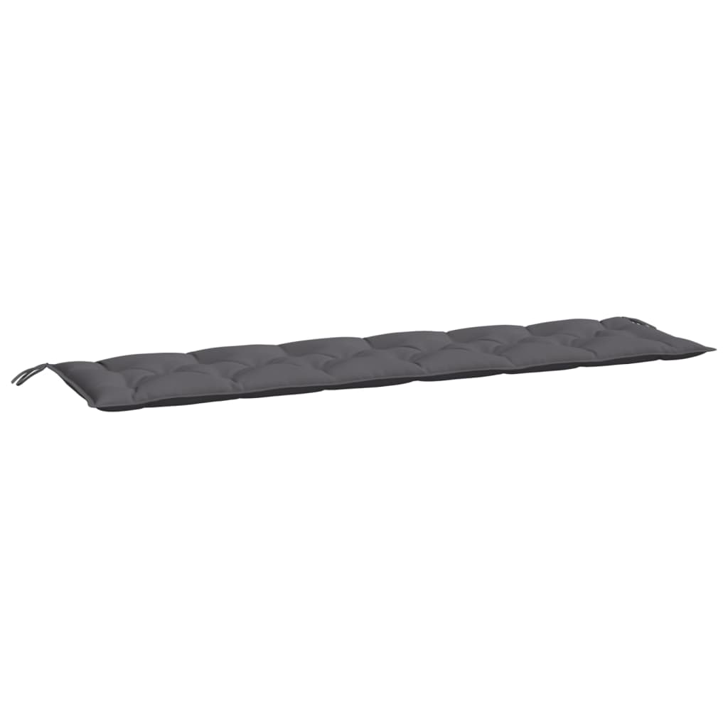 Gartenbank-Auflage Anthrazit 100x50x7 cm Oxford-Gewebe