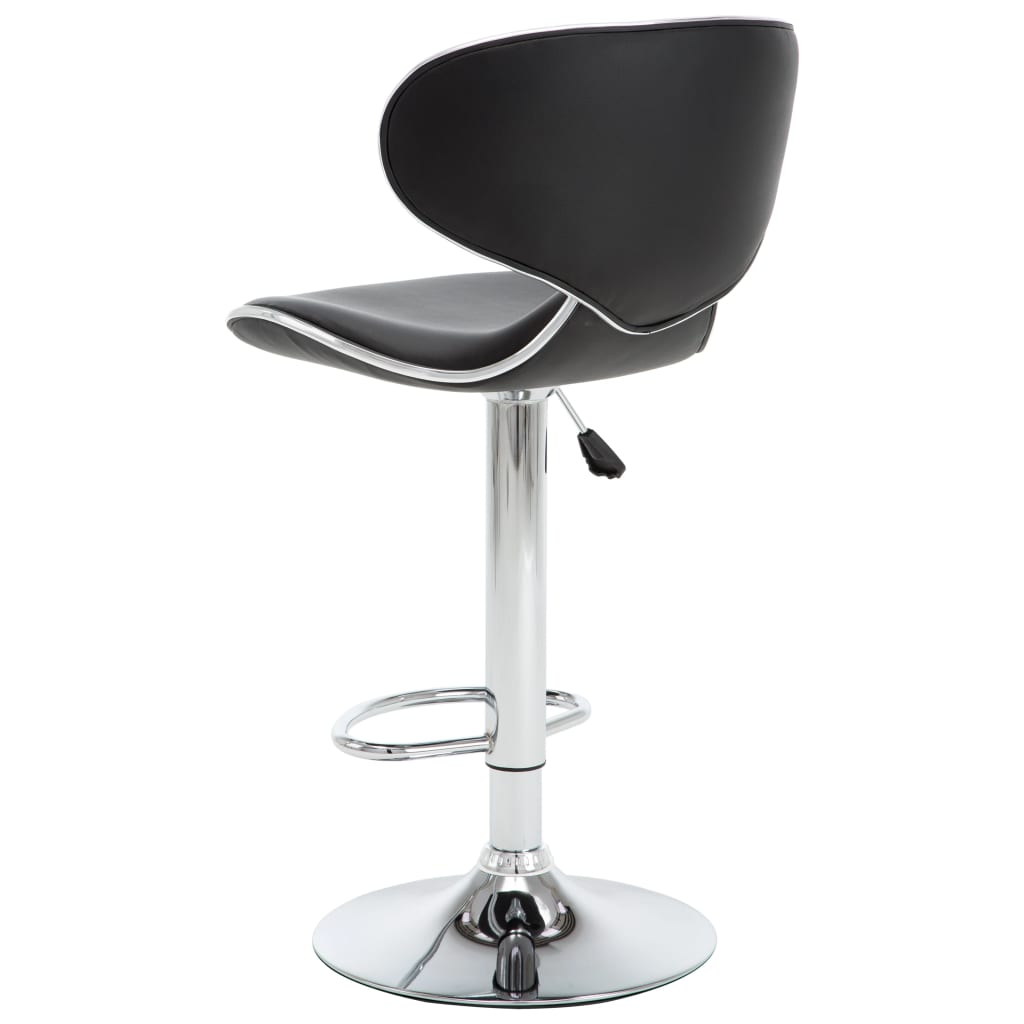 Barhocker 2 Stk. Rot Kunstleder