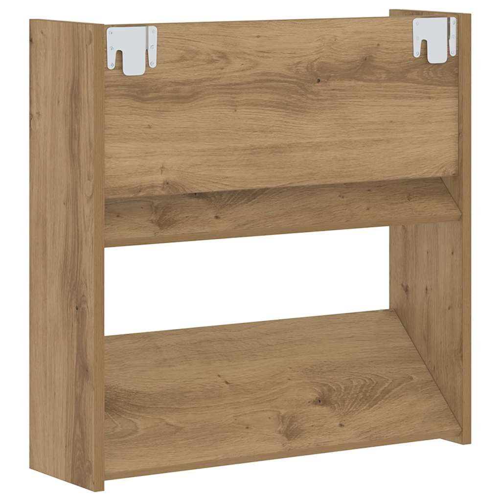 Wand-Schuhschränke 4 Stk. Weiß 60x18x60 cm Holzwerkstoff