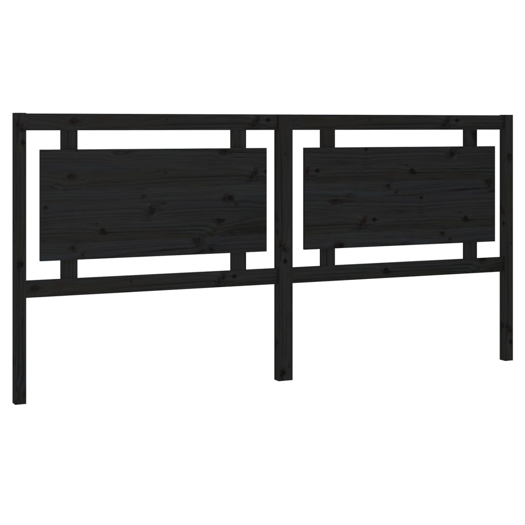 Kopfteil Grau 80,5x4x100 cm Massivholz Kiefer