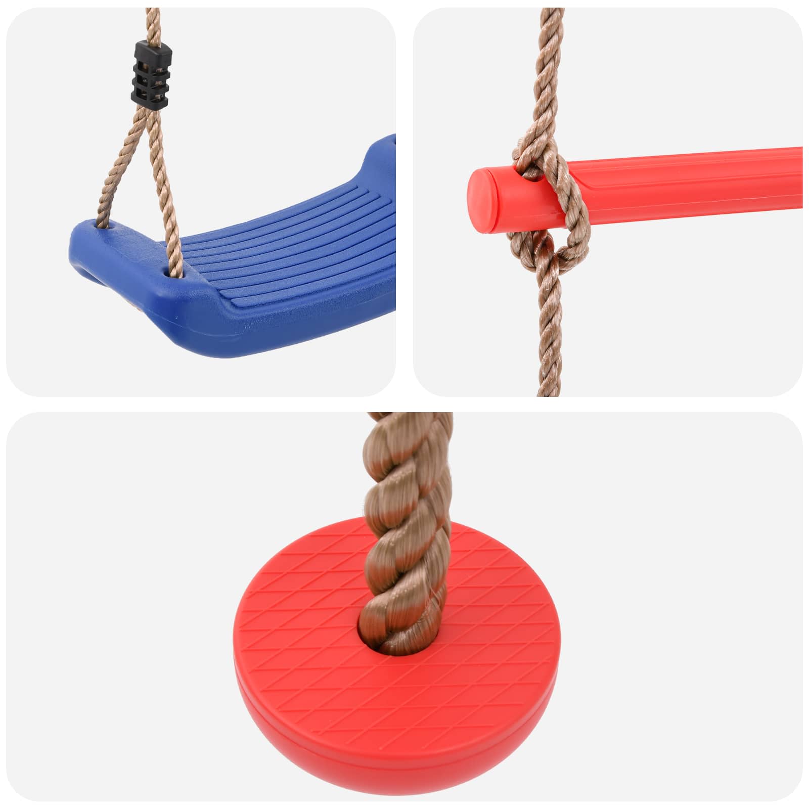 Schaukel-Set mit 2 Schaukelsitzen