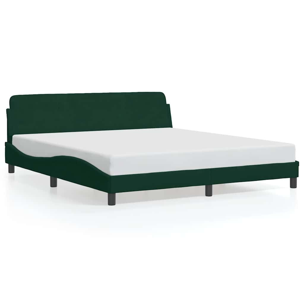 Bettgestell "Dover" Hellgrau 80x200 cm Samt