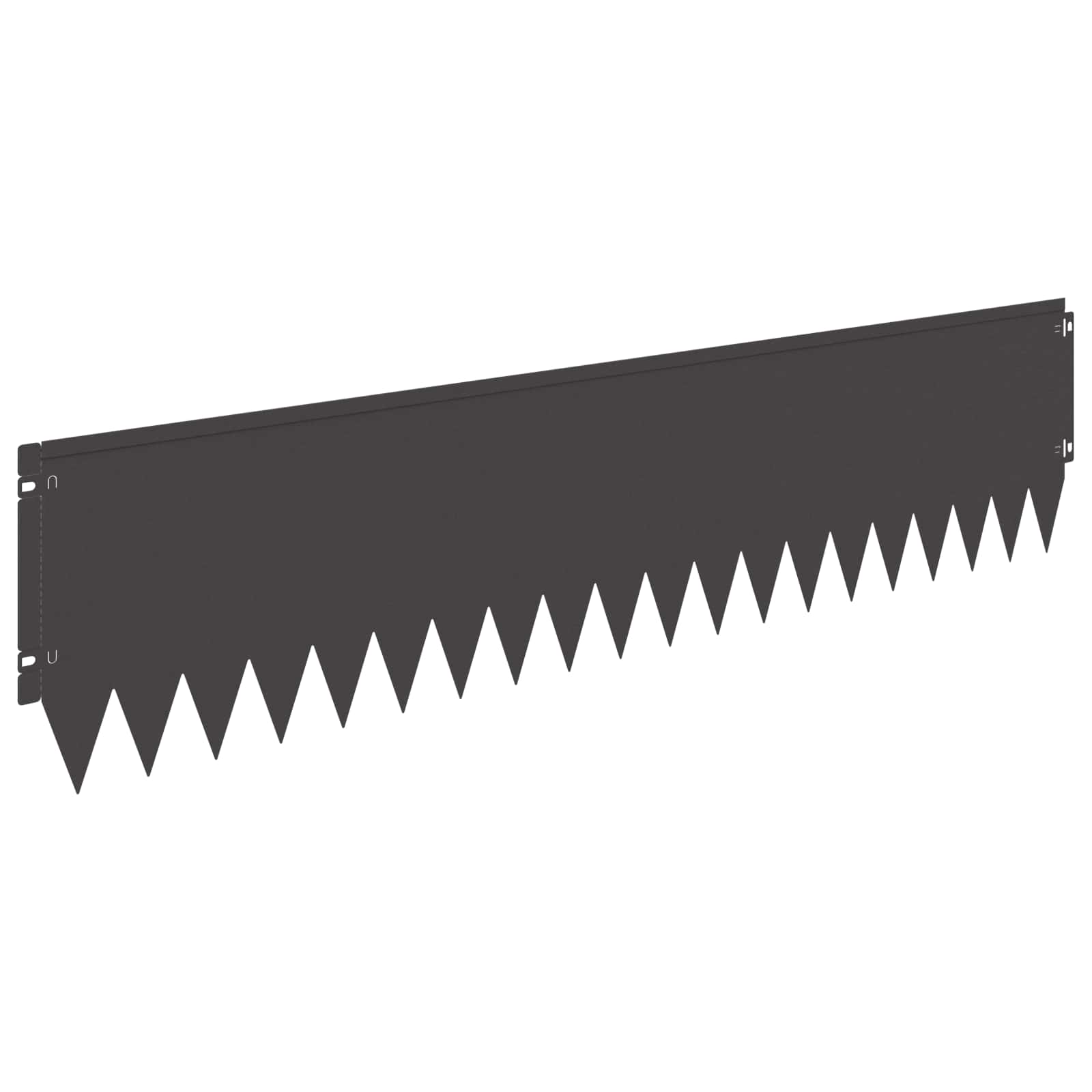 Raseneinfassung 10 pcs 103 x 10 cm Stahl Schwarz