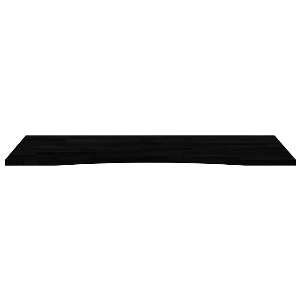 Schreibtischplatte Unbehandelt 80x50x2,5 cm Massivholz Eiche