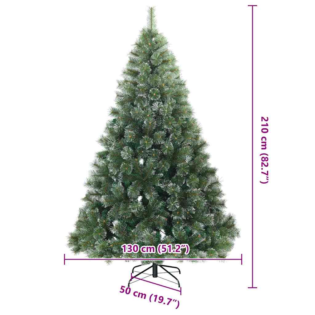 Künstlicher klappbarer Weihnachtsbaum Grün 120 cm PVC, Stahl