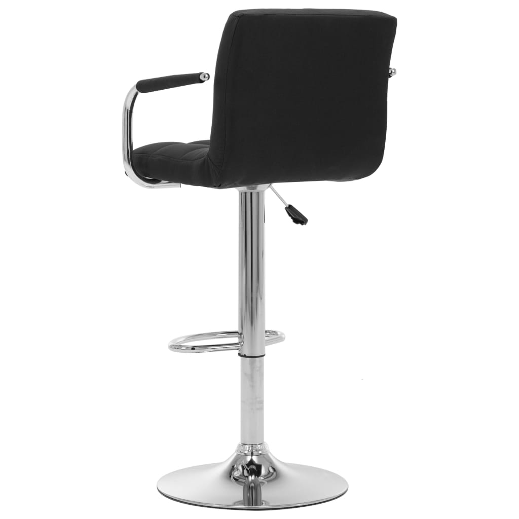 Barhocker 2 Stk. Grün Stoff